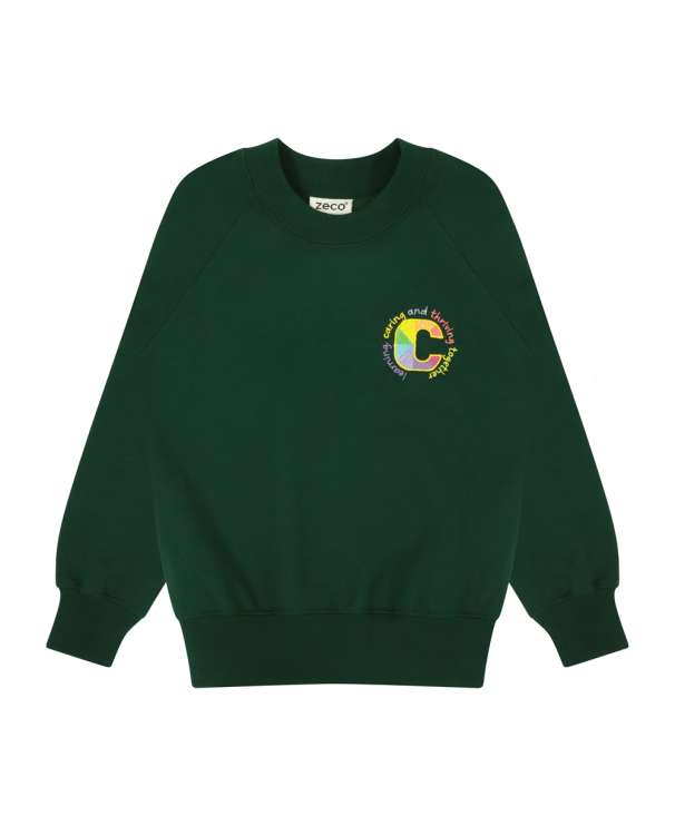 CREW NECK SWEATSHIRT EMB LOGO 